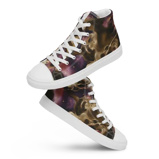 Astral Saffron on a Women's High Top Canvas Shoes