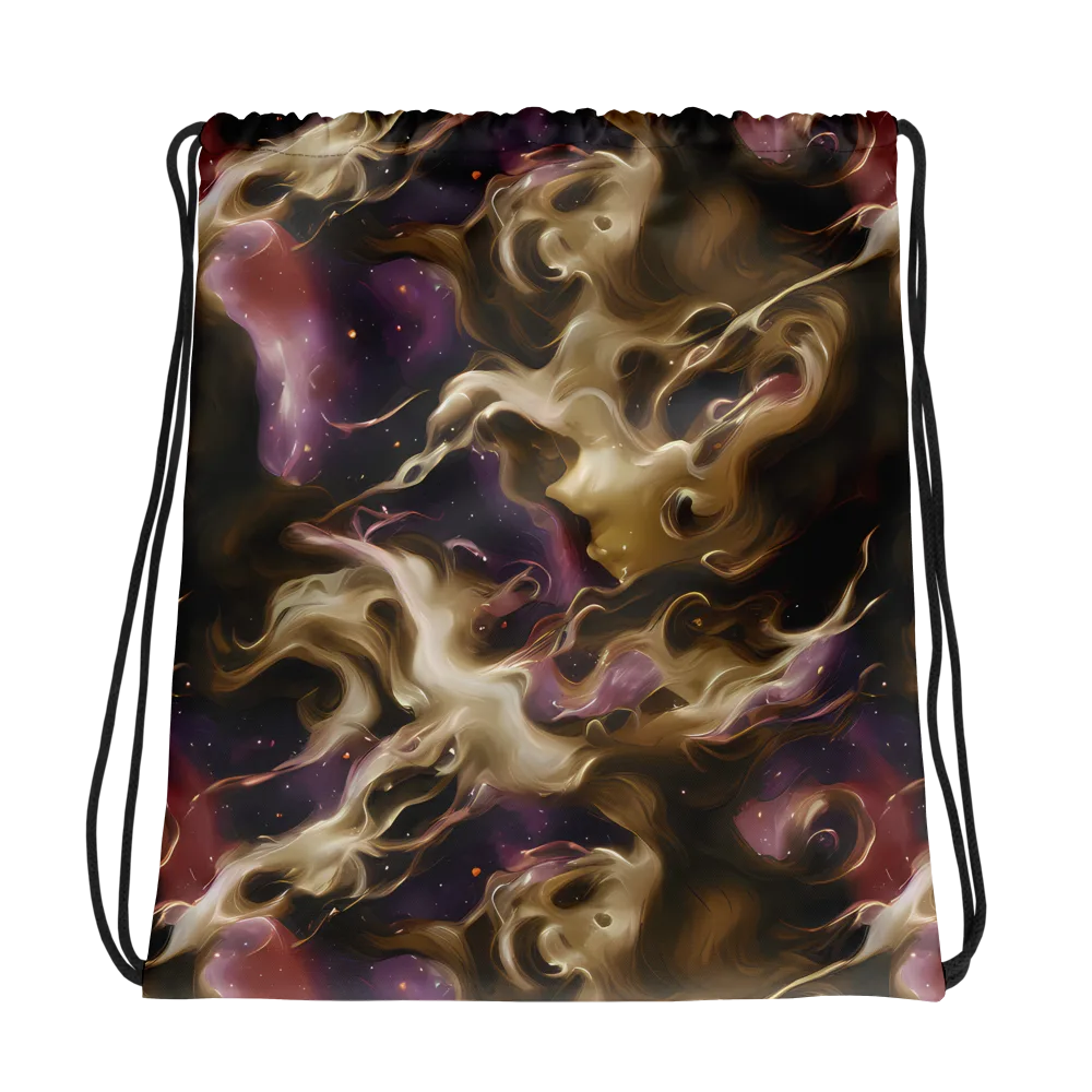 Astral Saffron on Drawstring Bag — Photo