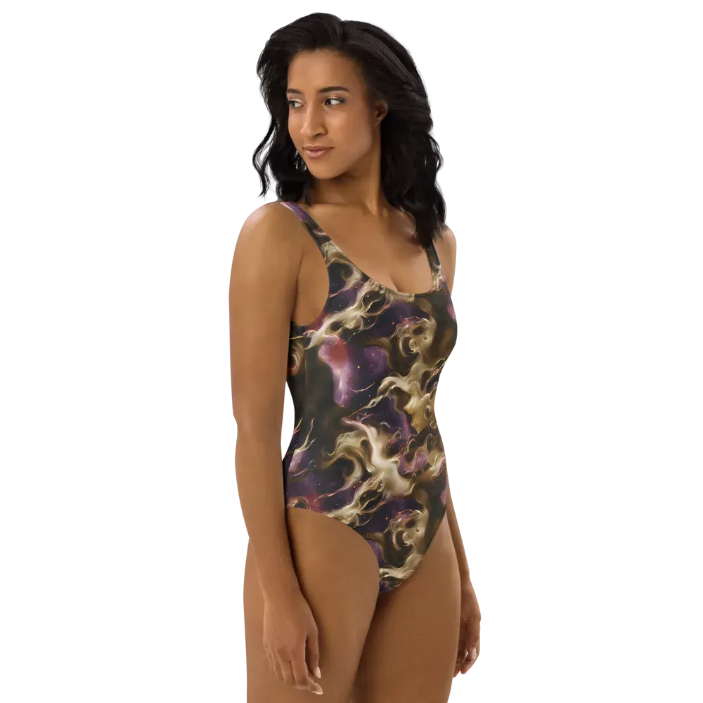 Astral Saffron on One-Piece Swimsuit — Right