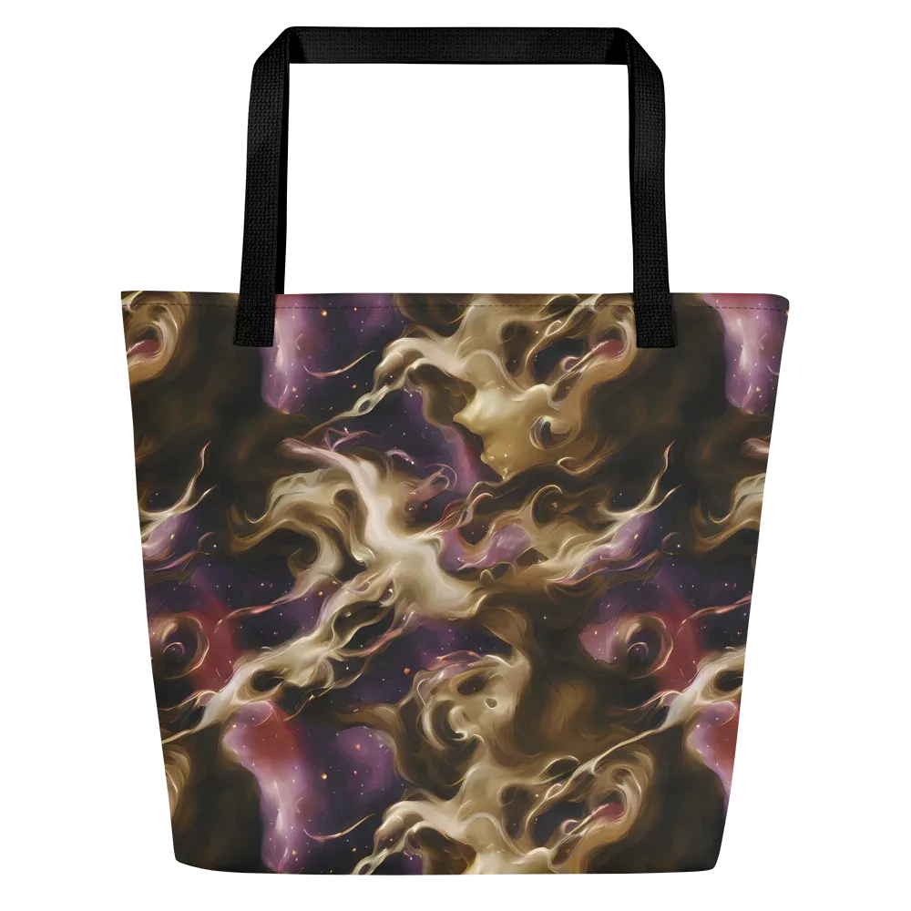 Astral Saffron on Large Tote Bag W/ Pocket — Front
