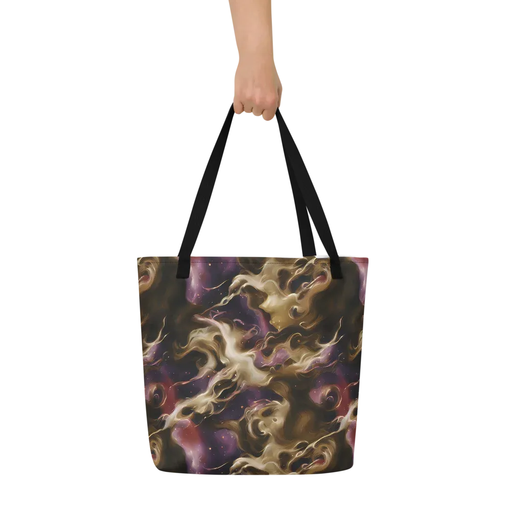 Astral Saffron on Large Tote Bag W/ Pocket — Front