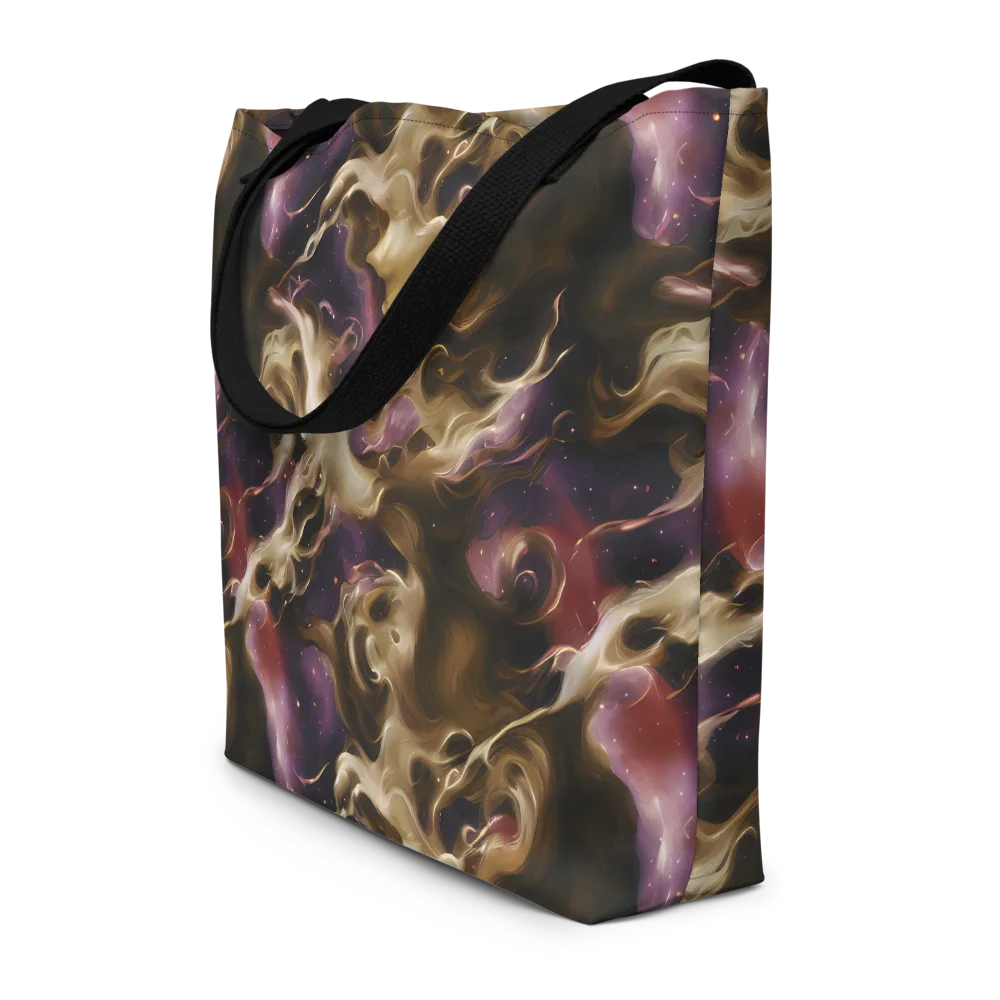 Astral Saffron on Large Tote Bag W/ Pocket — Front
