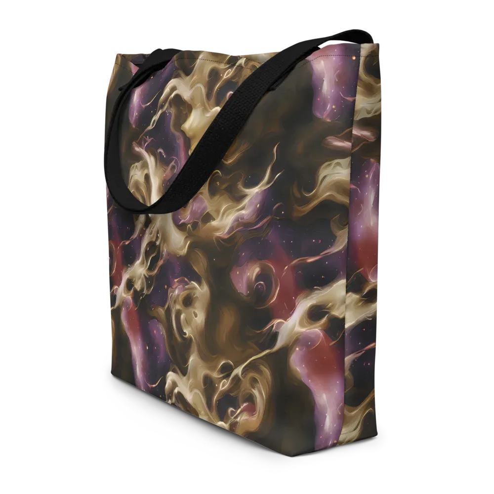 Astral Saffron on Large Tote Bag W/ Pocket — Front