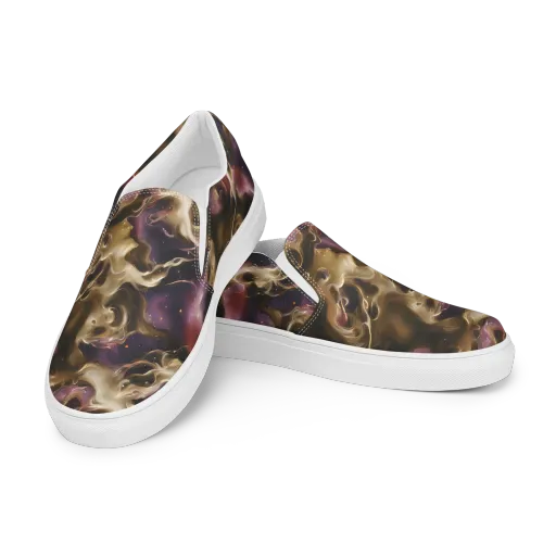Astral Saffron on a Women's Slip-On Canvas Shoes
