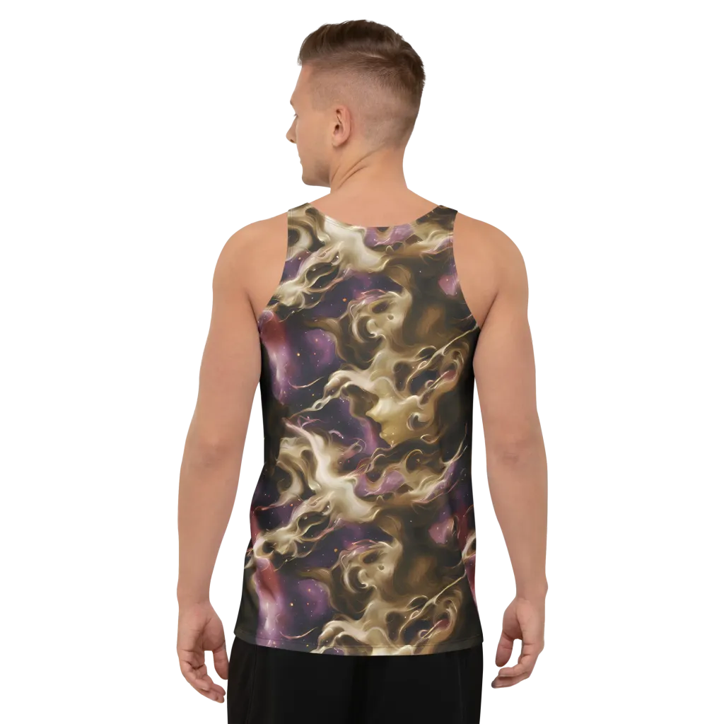 Astral Saffron on Men's Tank Top — Back