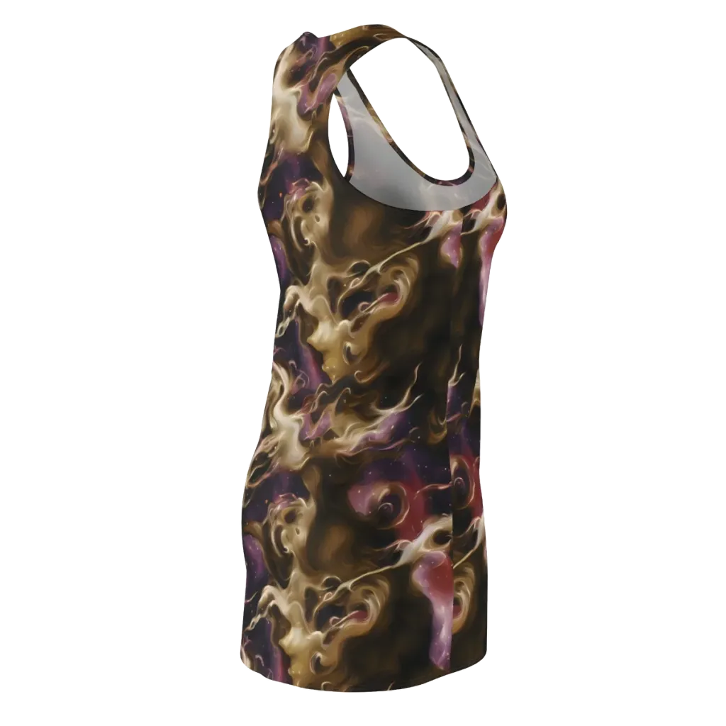 Astral Saffron on Racerback Dress — Back Side