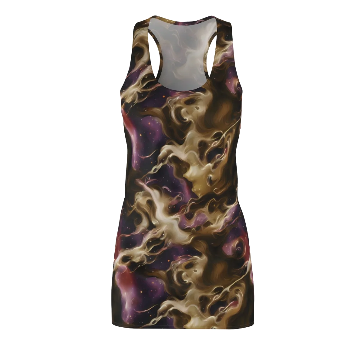 Astral Saffron on Racerback Dress — Front