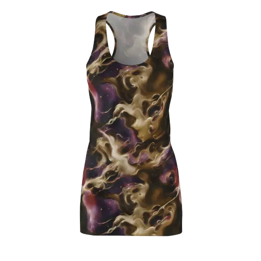 Astral Saffron on a Racerback Dress