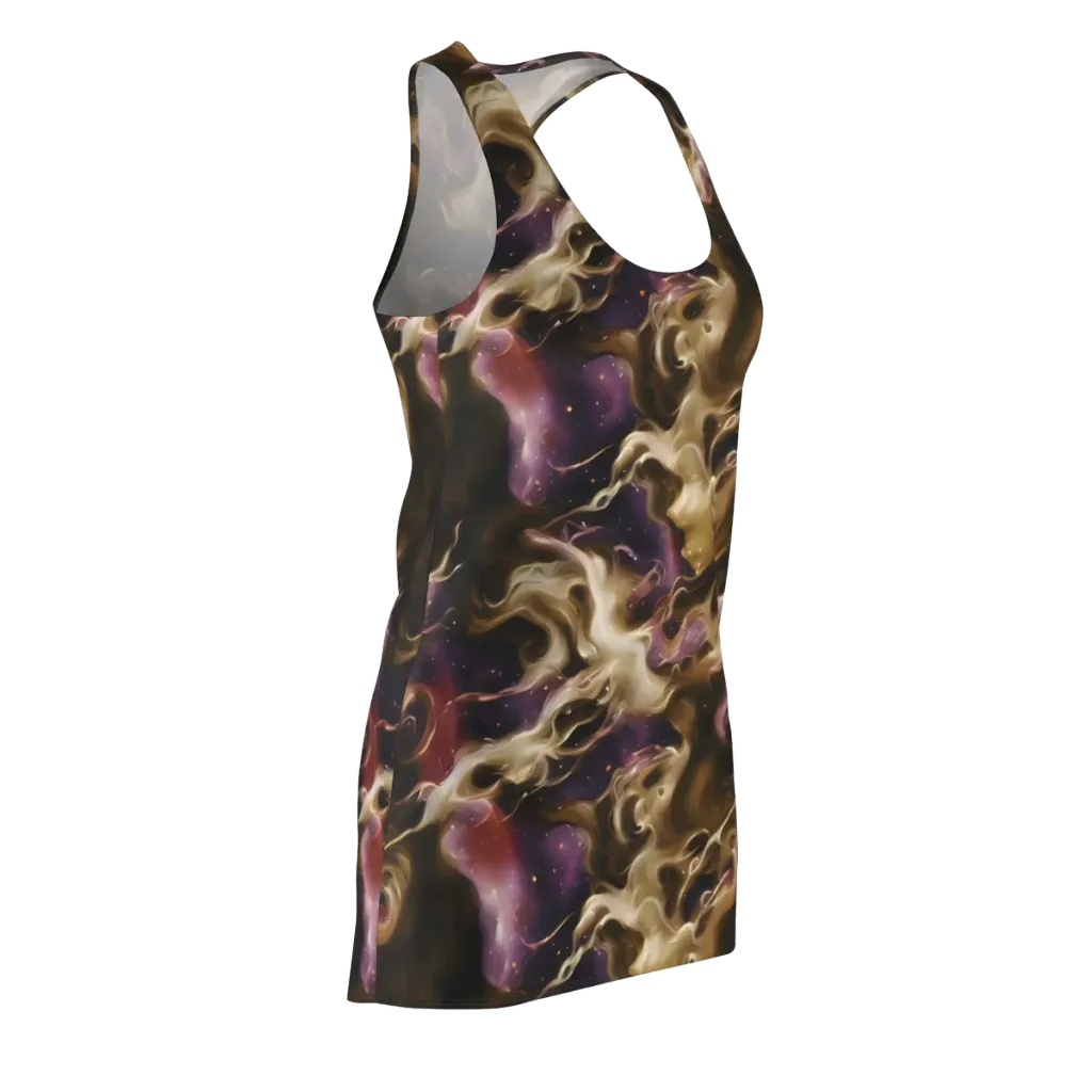 Astral Saffron on Racerback Dress — Front Side