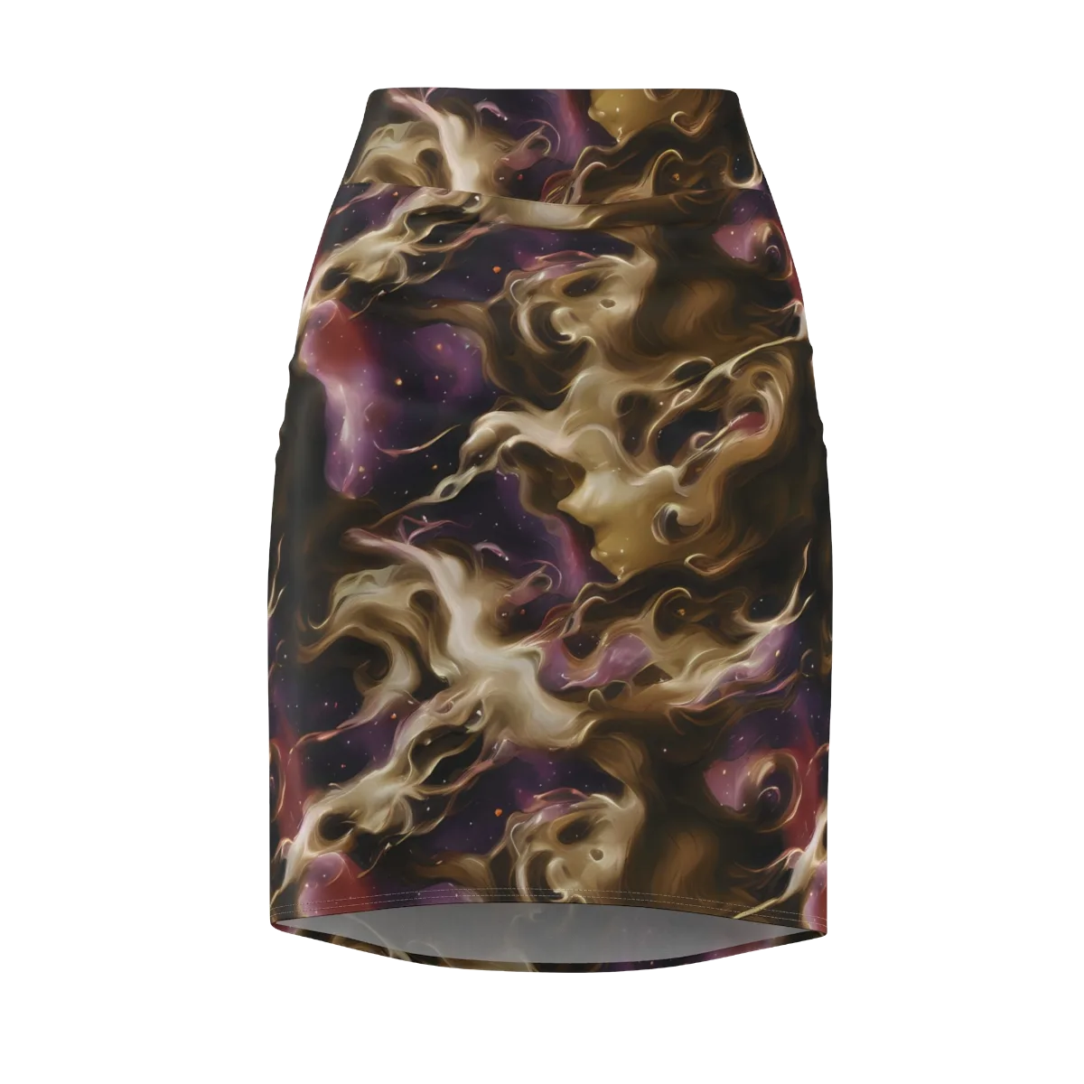 Astral Saffron on Pencil Skirt — Front