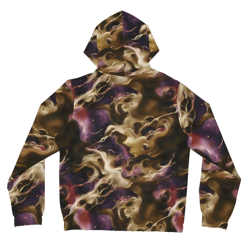 Astral Saffron on Women's Full-Zip Hoodie — Back