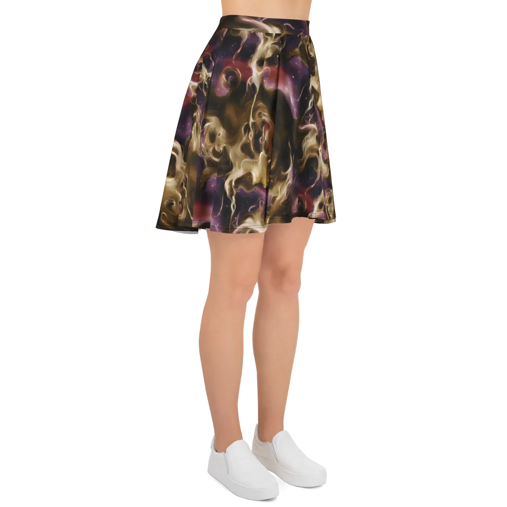 Astral Saffron on Skater Skirt — Right