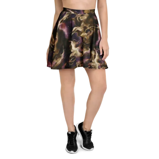 Astral Saffron on a Skater Skirt