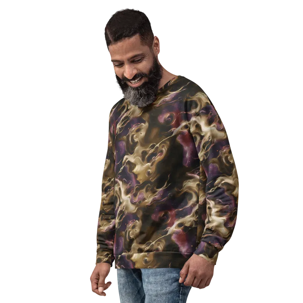 Astral Saffron on Sweatshirt — Left Front