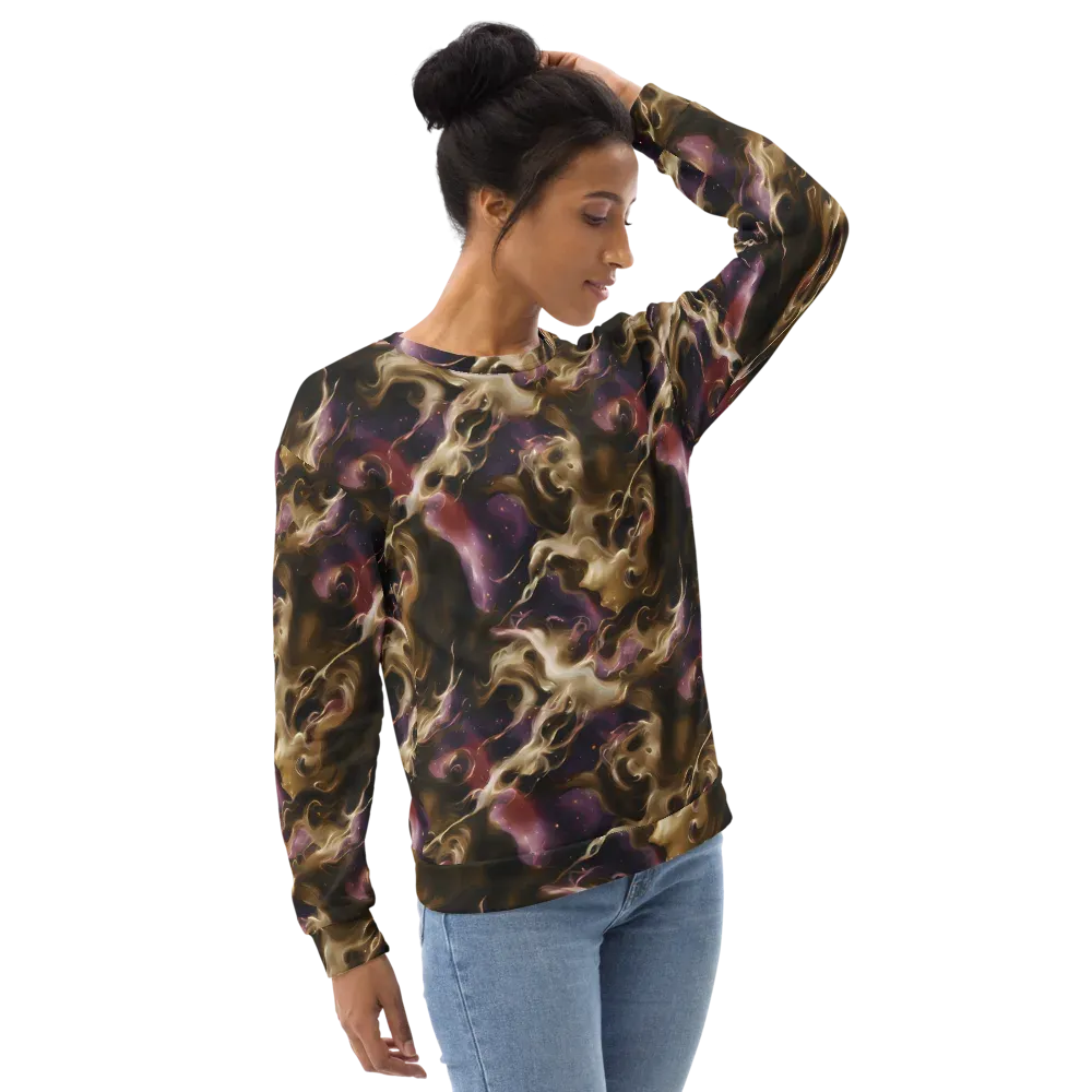 Astral Saffron on Sweatshirt — Right Front