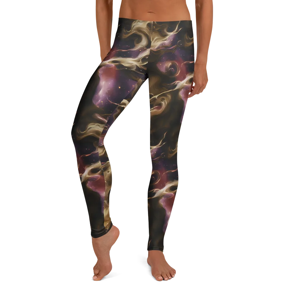 Astral Saffron on Leggings — Front