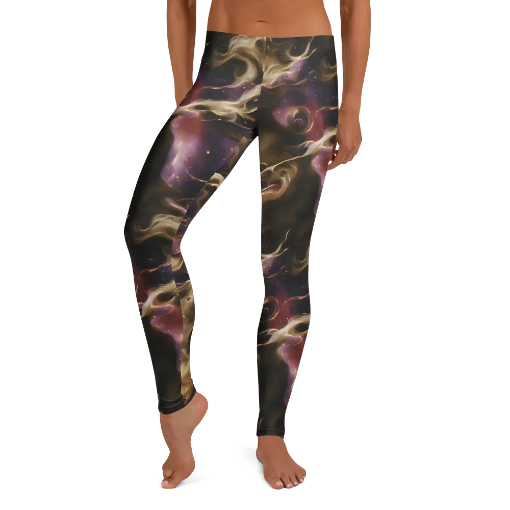Astral Saffron on Leggings — Front