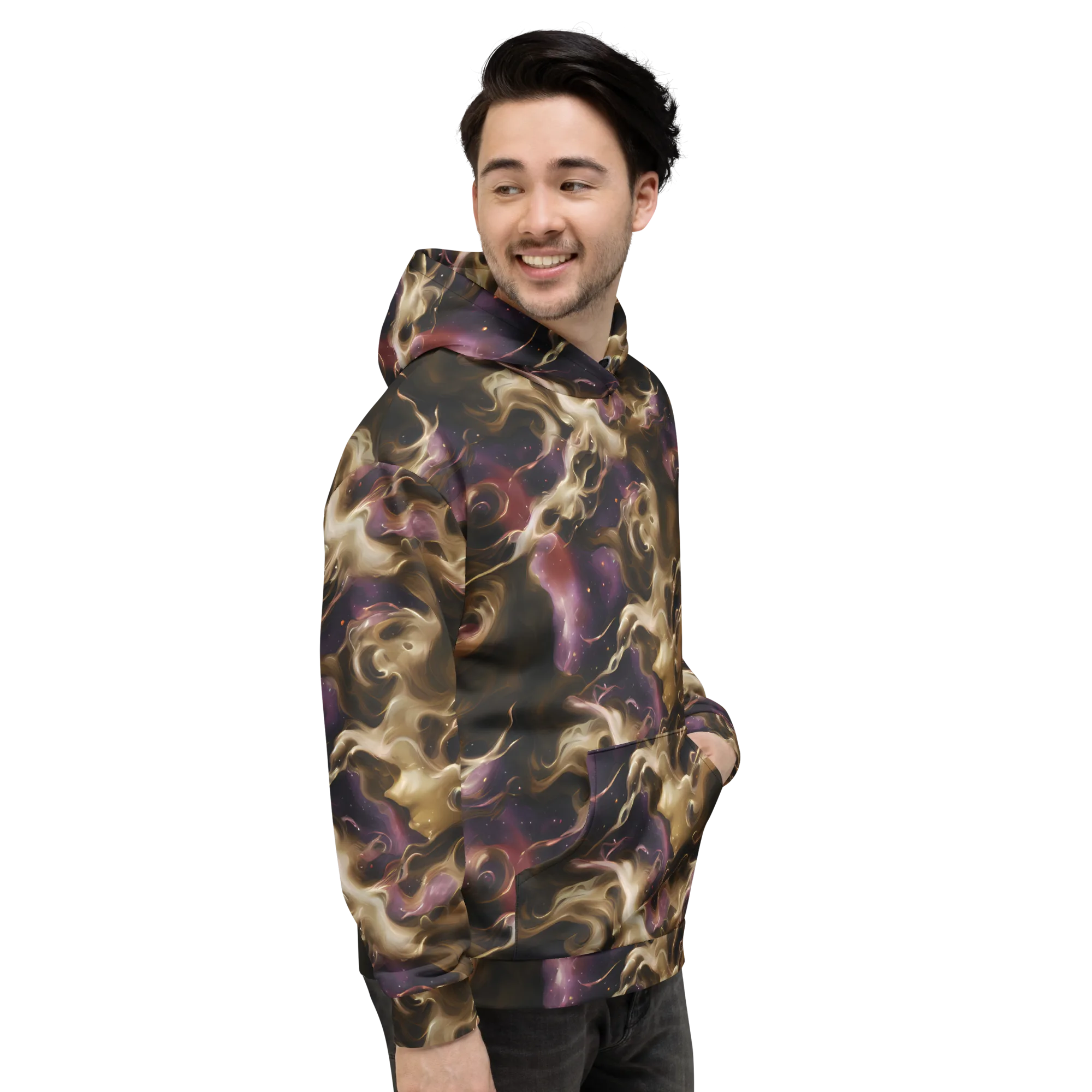 Astral Saffron on Hoodie — Right