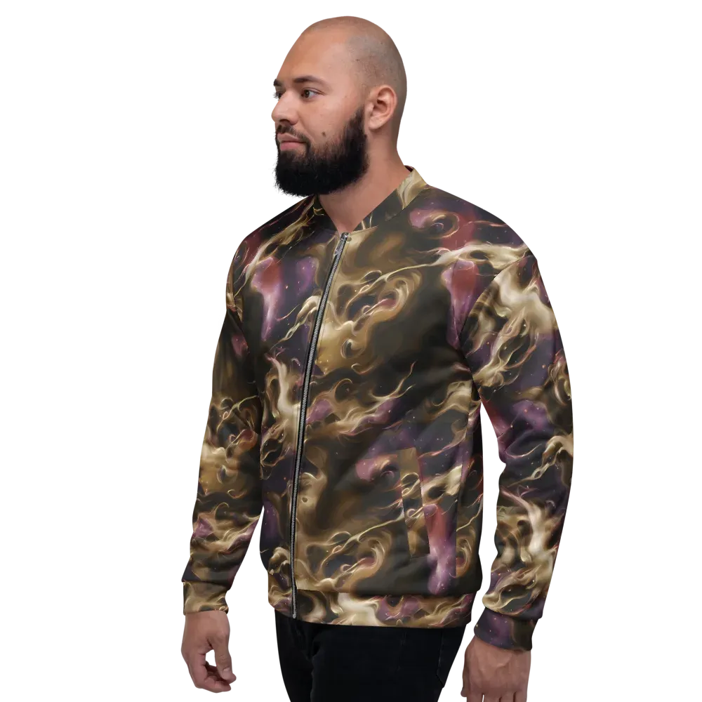 Astral Saffron on Bomber Jacket — Left