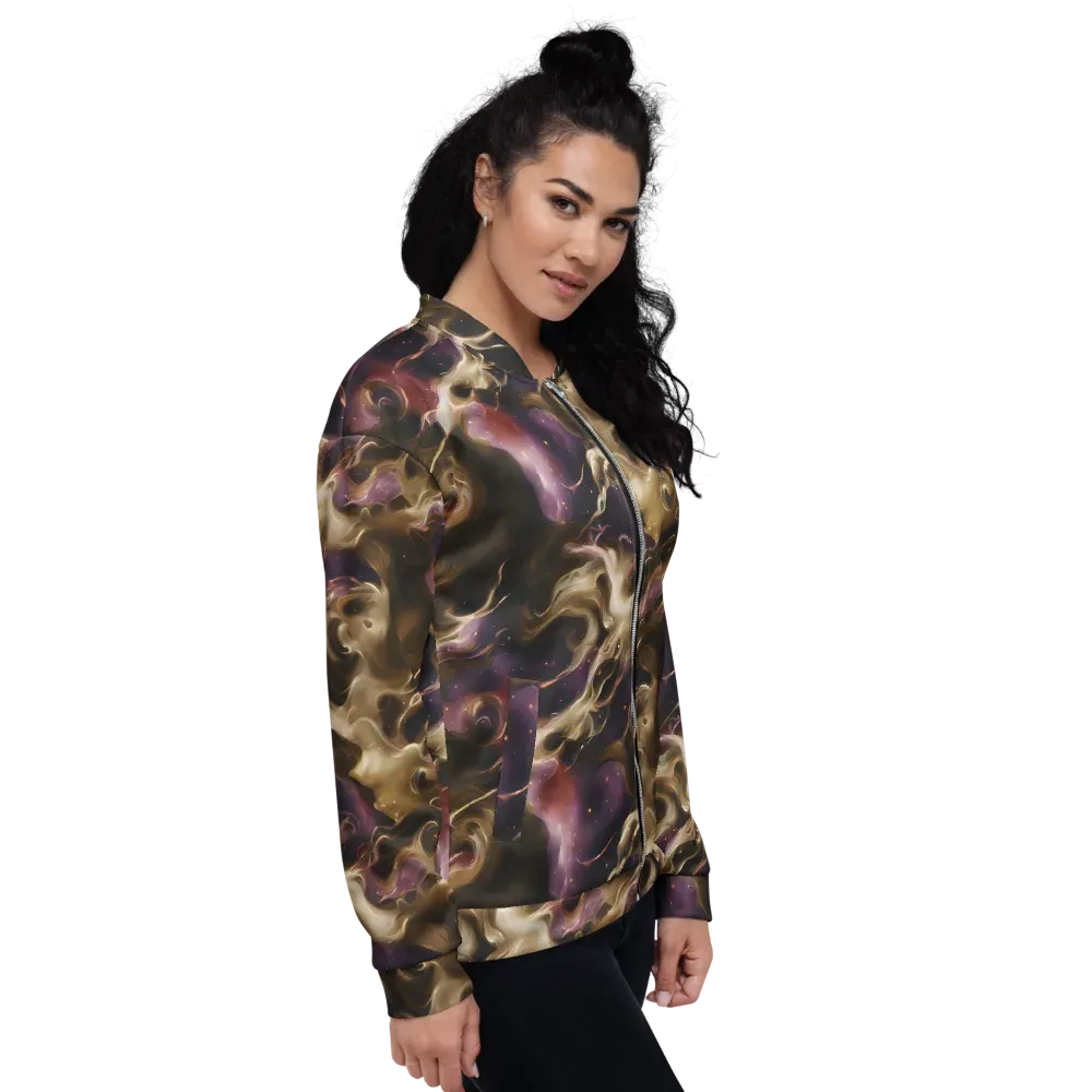 Astral Saffron on Bomber Jacket — Right