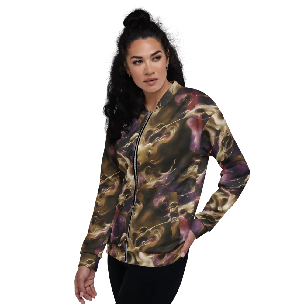 Astral Saffron on Bomber Jacket — Left