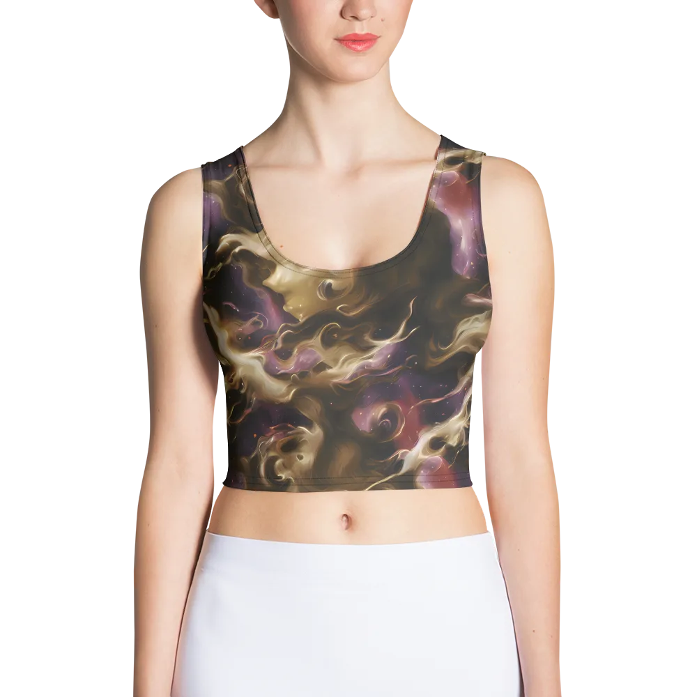Astral Saffron on Crop Top — Front