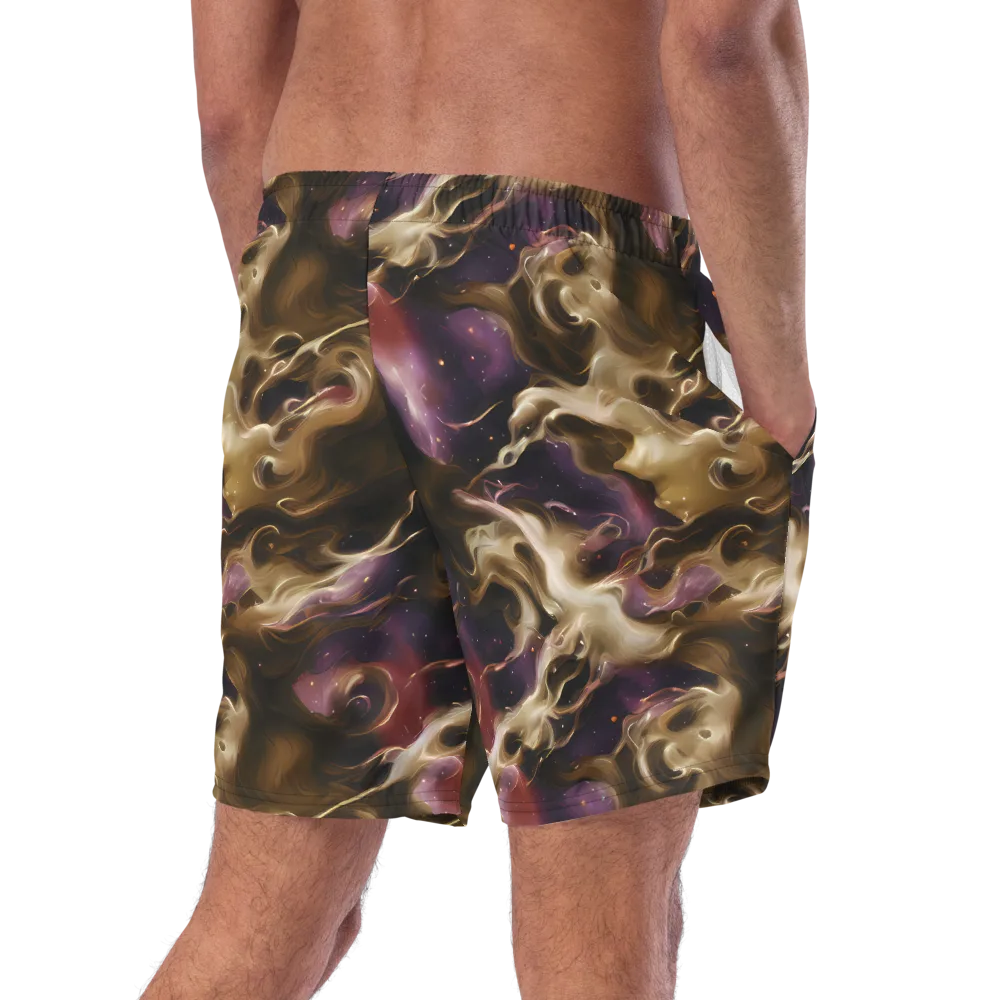 Astral Saffron on Swim Trunks — Right Back