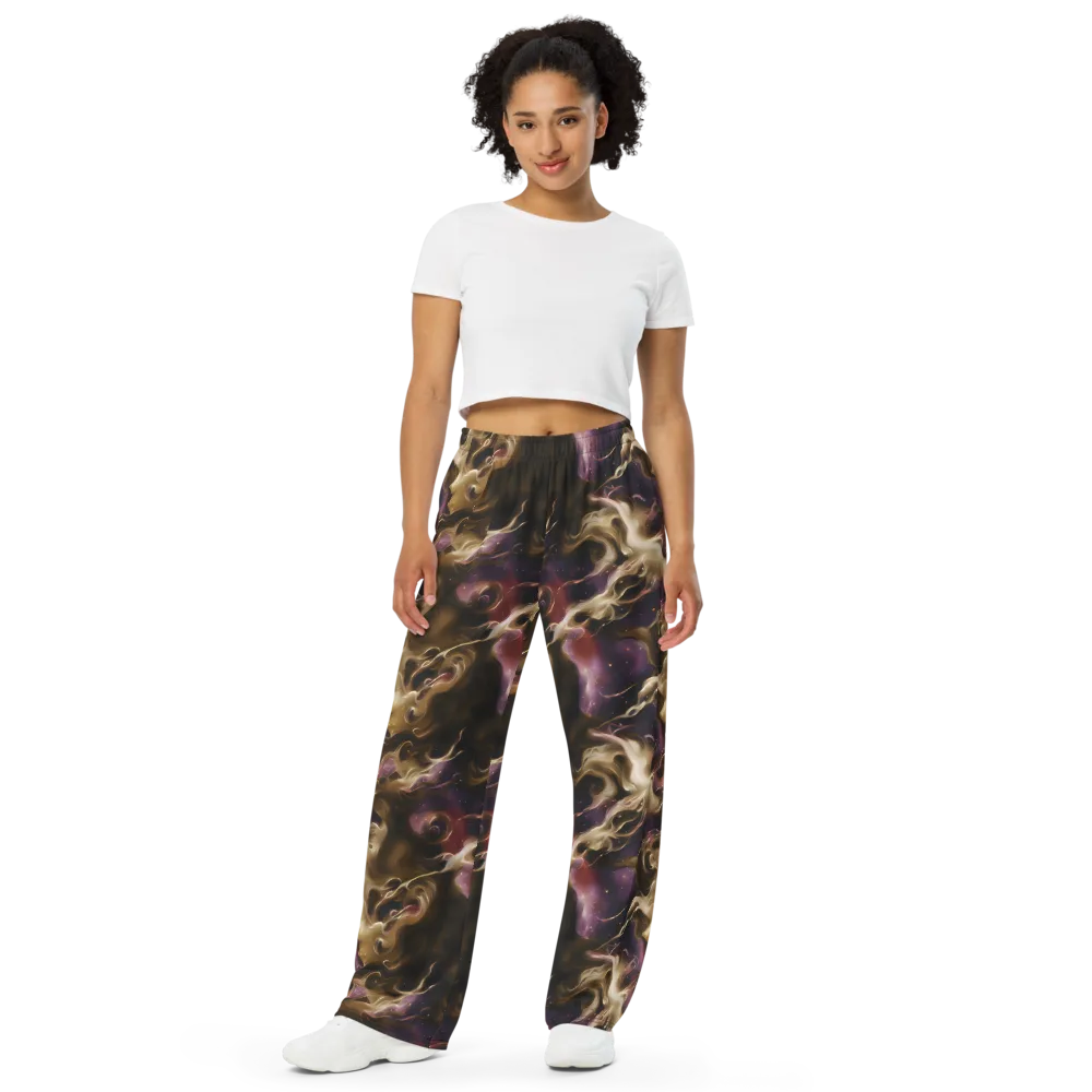 Astral Saffron on Wide-Leg Pants — Front