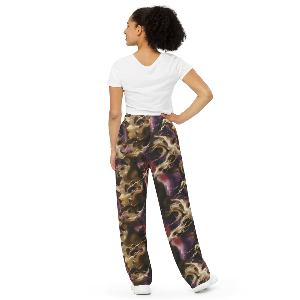 Astral Saffron on Wide-Leg Pants — Back