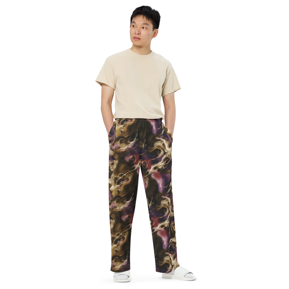 Astral Saffron on Wide-Leg Pants — Front