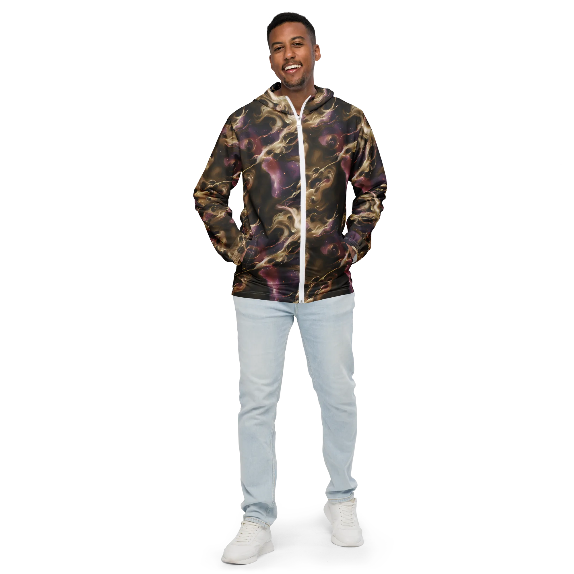 Astral Saffron on Men's Windbreaker — Front