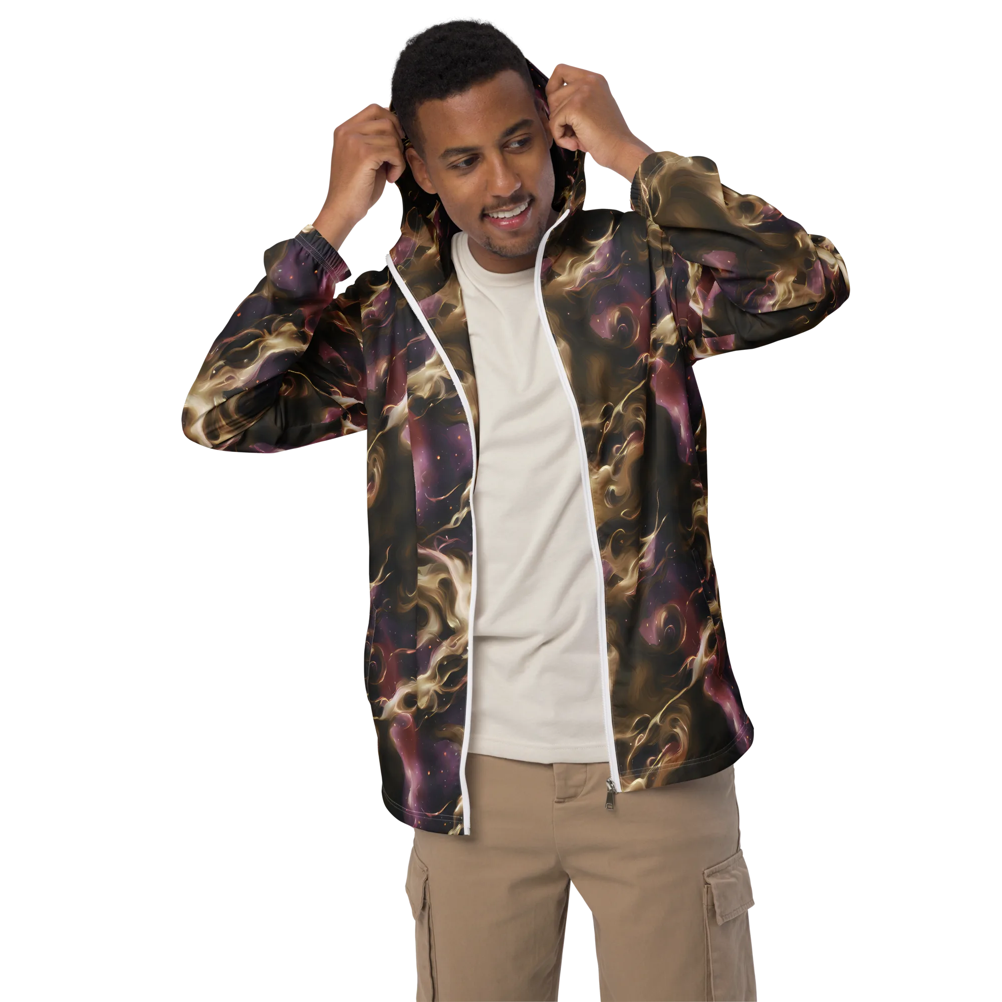 Astral Saffron on Men's Windbreaker — Front