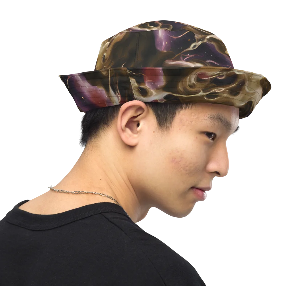 Astral Saffron on Reversible Bucket Hat — Right Outside