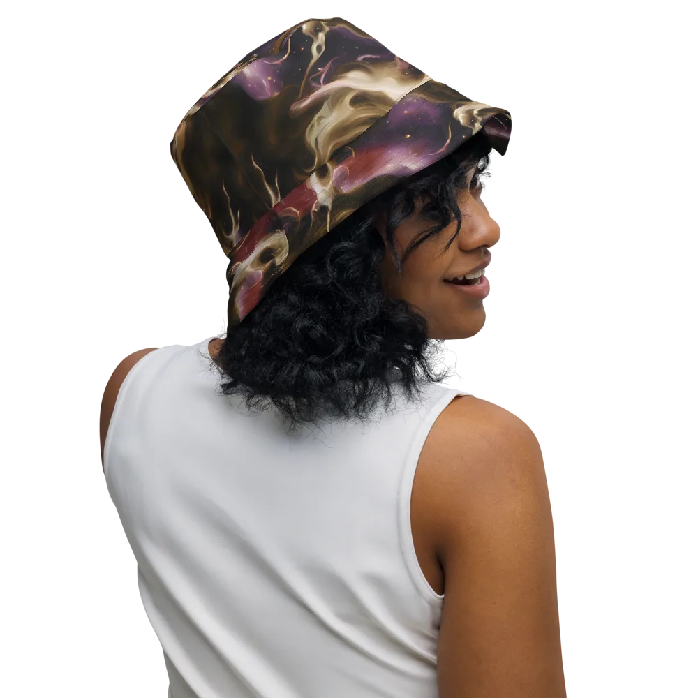 Astral Saffron on Reversible Bucket Hat — Right Outside