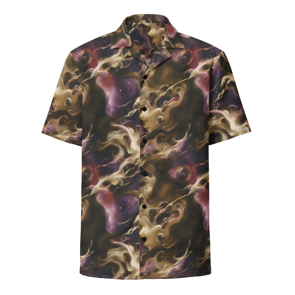 Astral Saffron on Button Shirt — Front