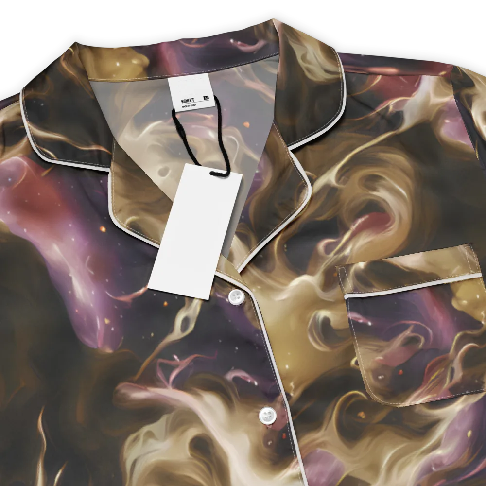 Astral Saffron on Women's Short Sleeve Pajama Top — Product details