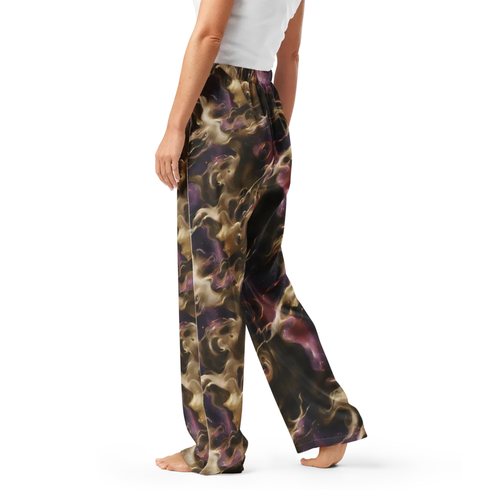 Astral Saffron on Women's Pajama Pants — Left
