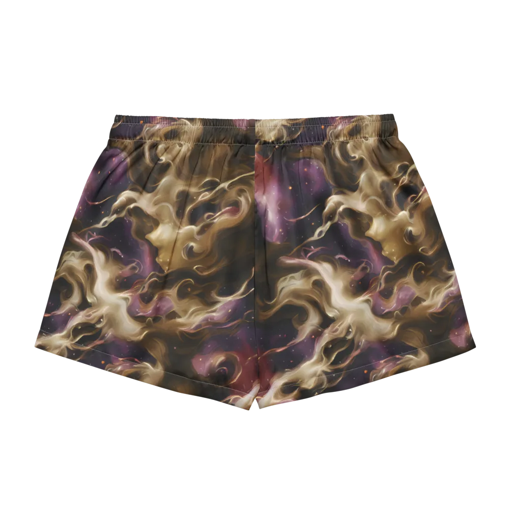 Astral Saffron on Women's Pajama Shorts — Back