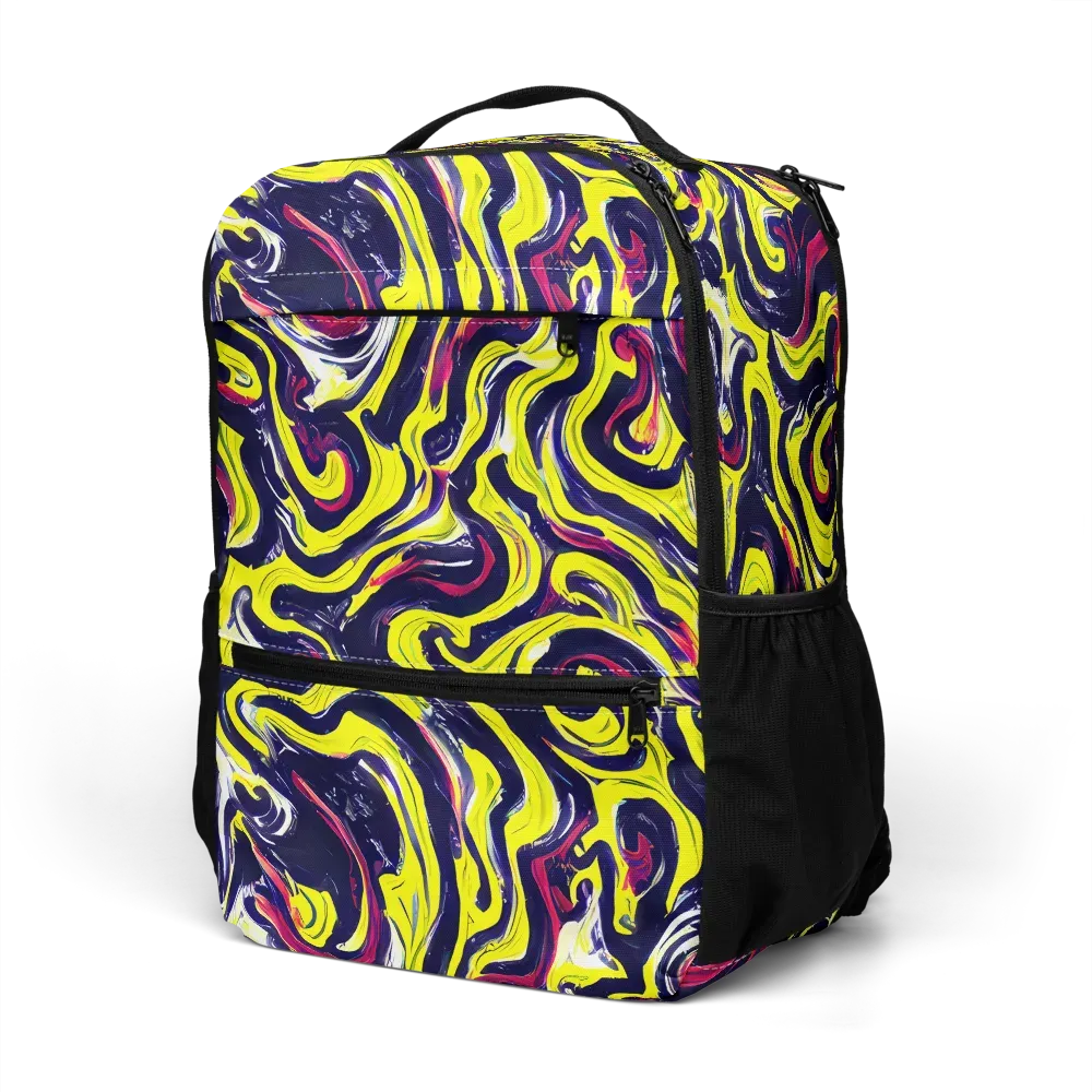 Citrus Thunder on Utility Backpack — Left Front