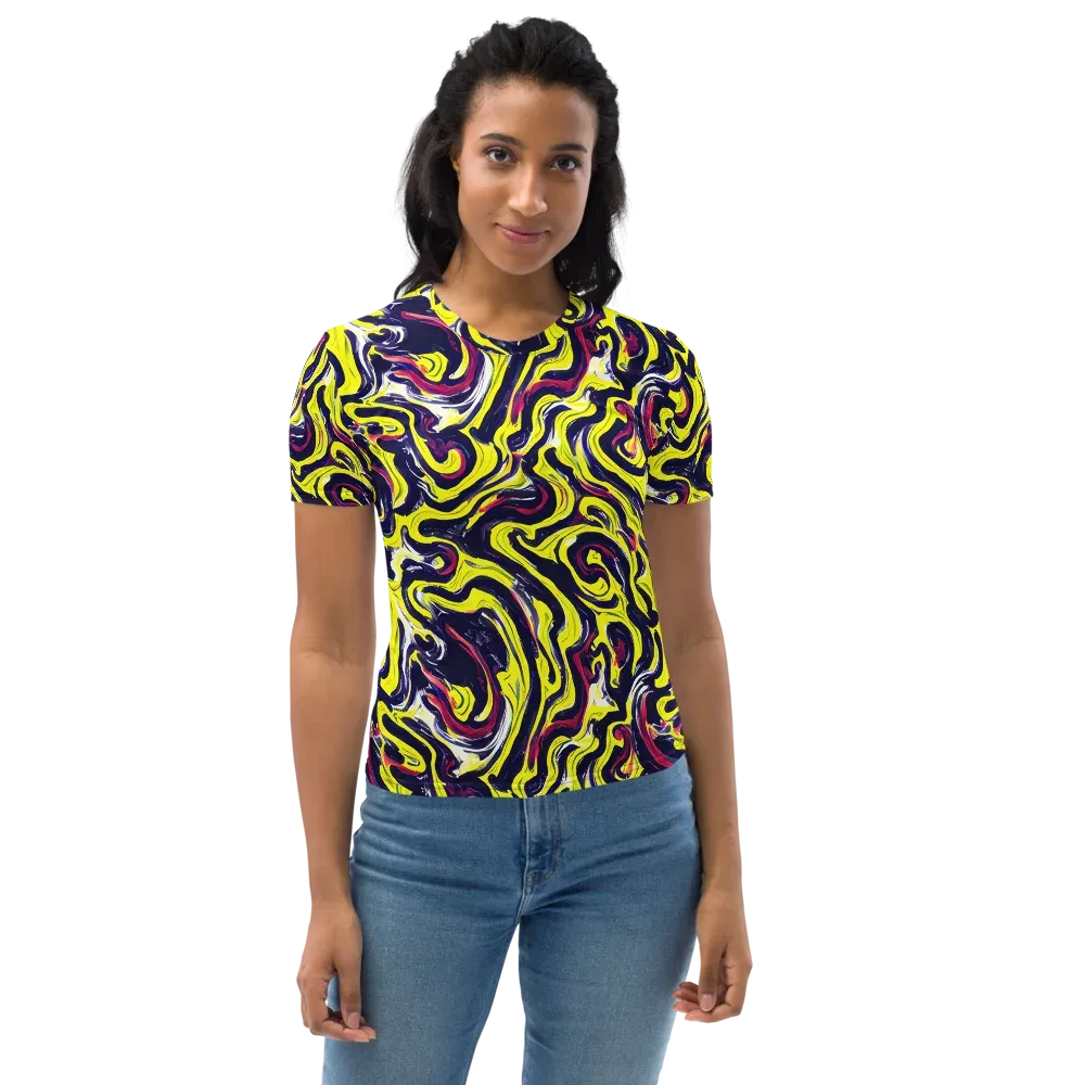Citrus Thunder on Women's Crew Neck T-Shirt — Front
