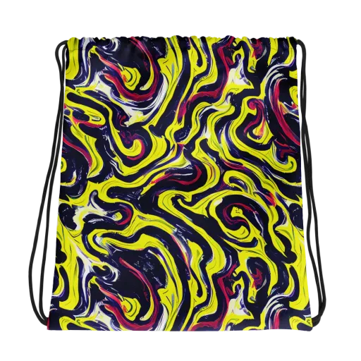 Citrus Thunder on a Drawstring Bag