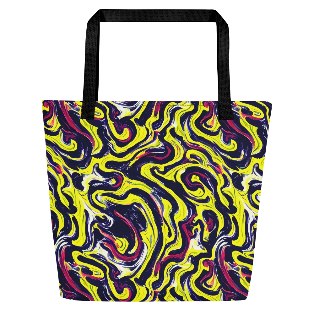 Citrus Thunder on Large Tote Bag W/ Pocket — Front