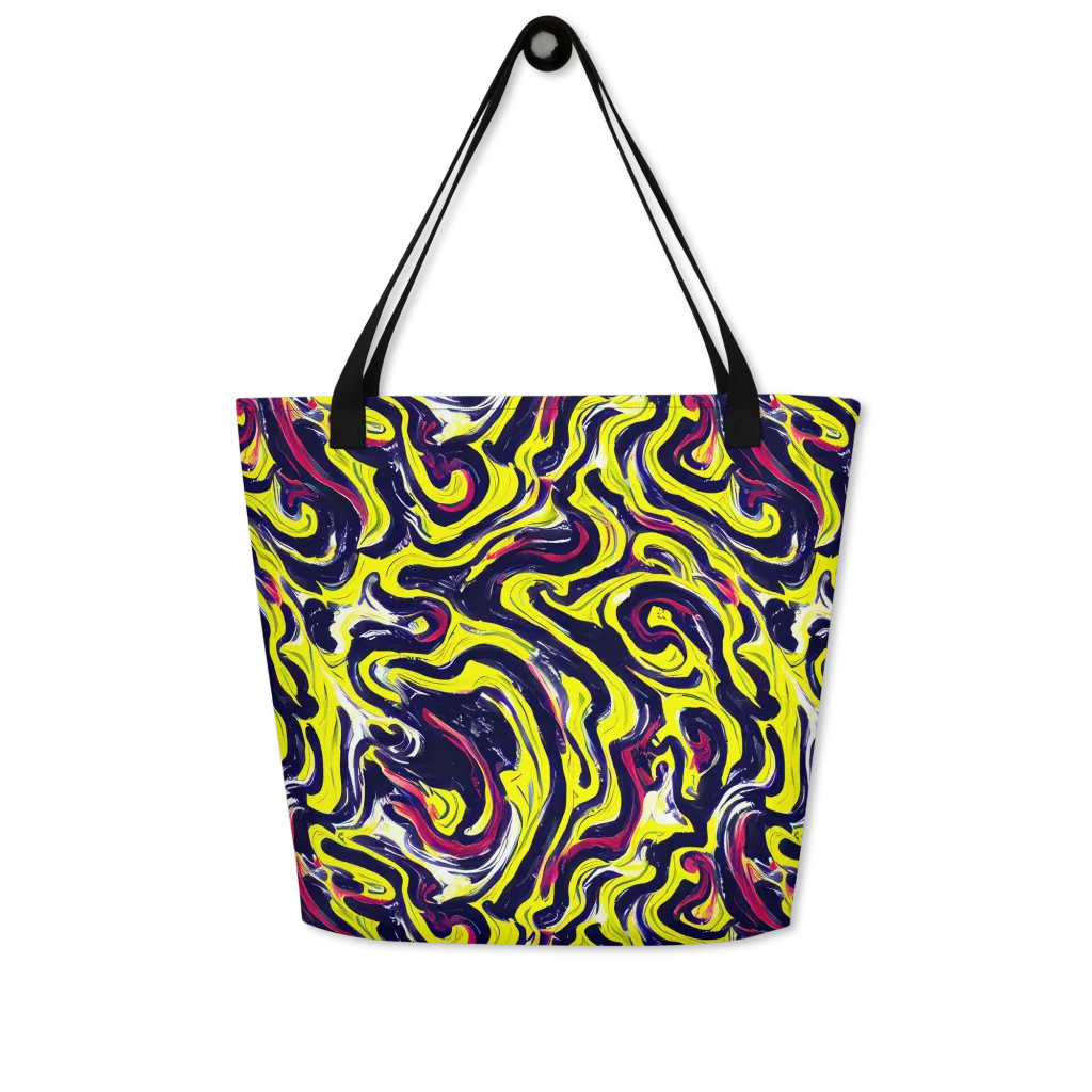 Citrus Thunder on Large Tote Bag W/ Pocket — Front