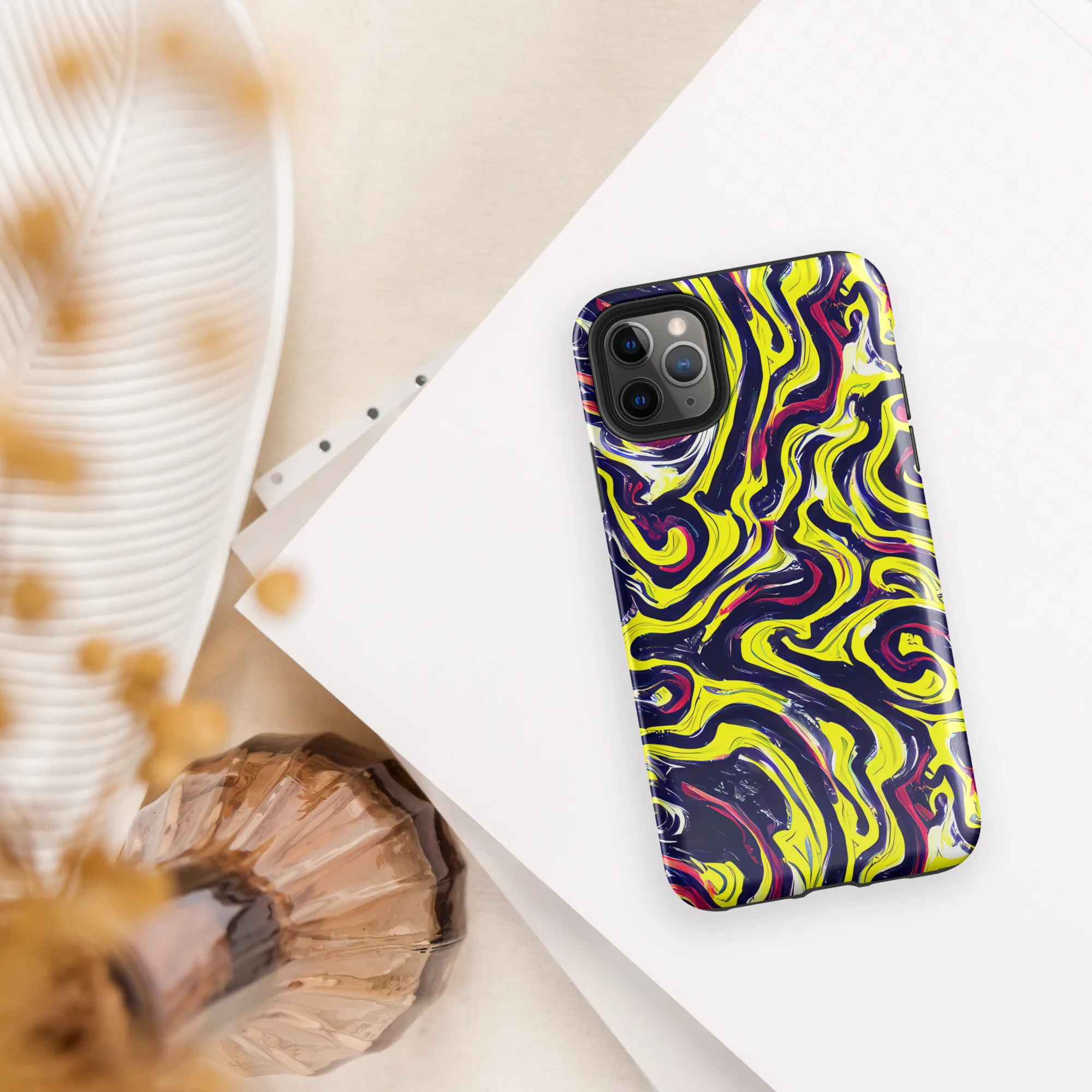 Citrus Thunder on Tough Case for iPhone® — Front