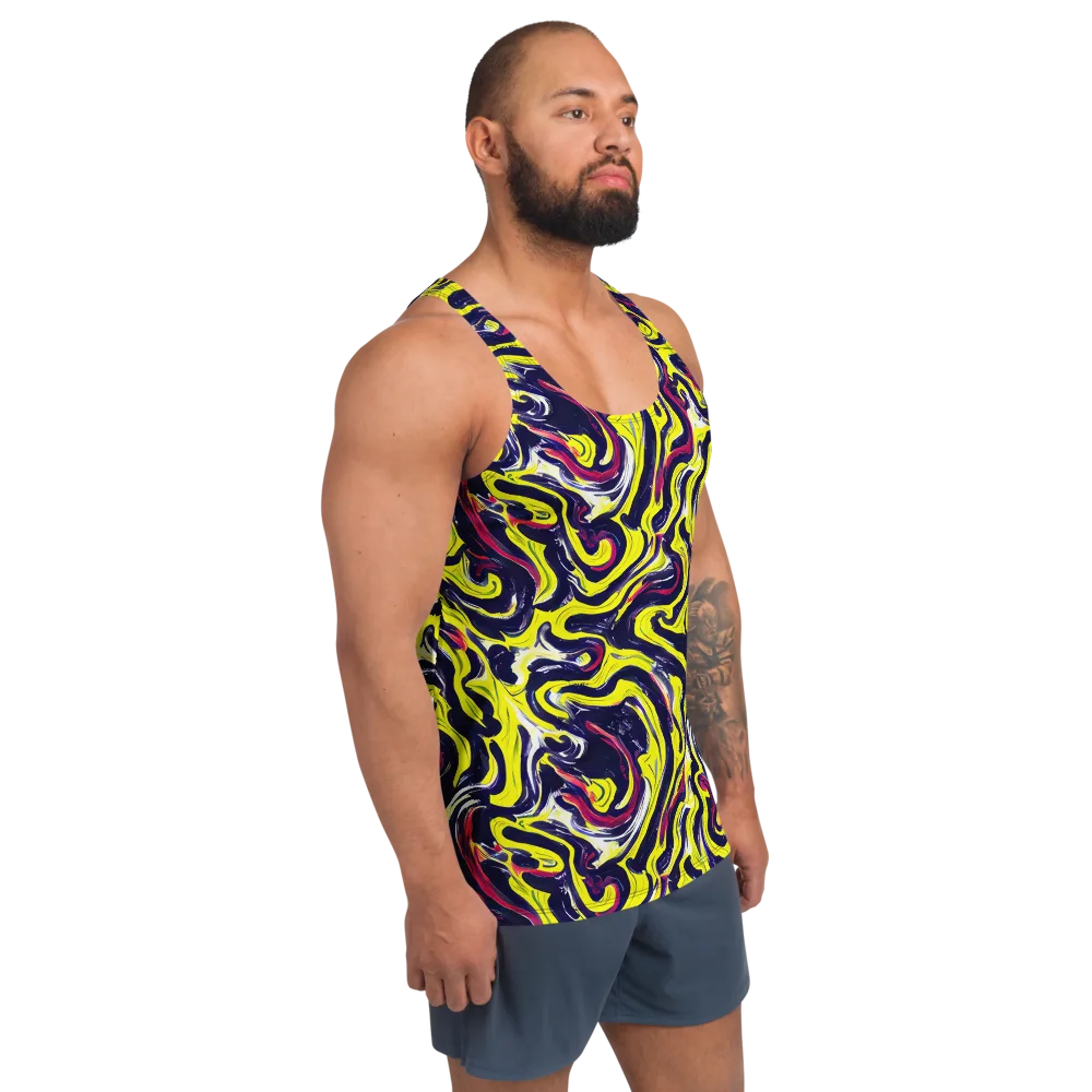 Citrus Thunder on Men's Tank Top — Right Front