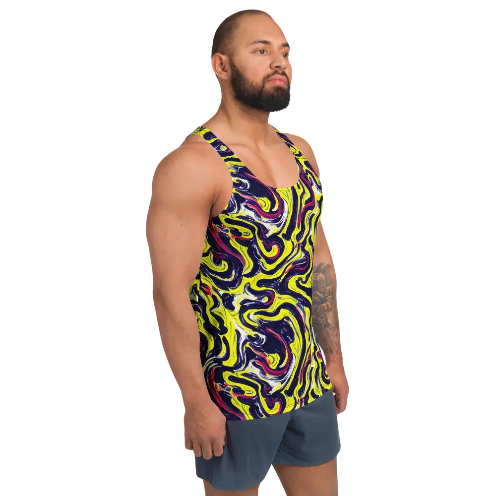 Citrus Thunder on Men's Tank Top — Right Front