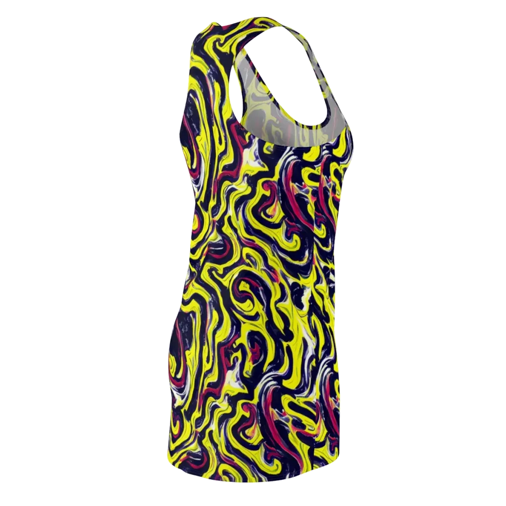 Citrus Thunder on Racerback Dress — Back Side