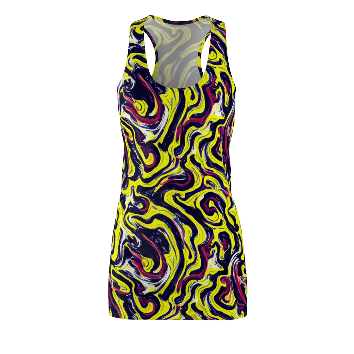Citrus Thunder on Racerback Dress — Front