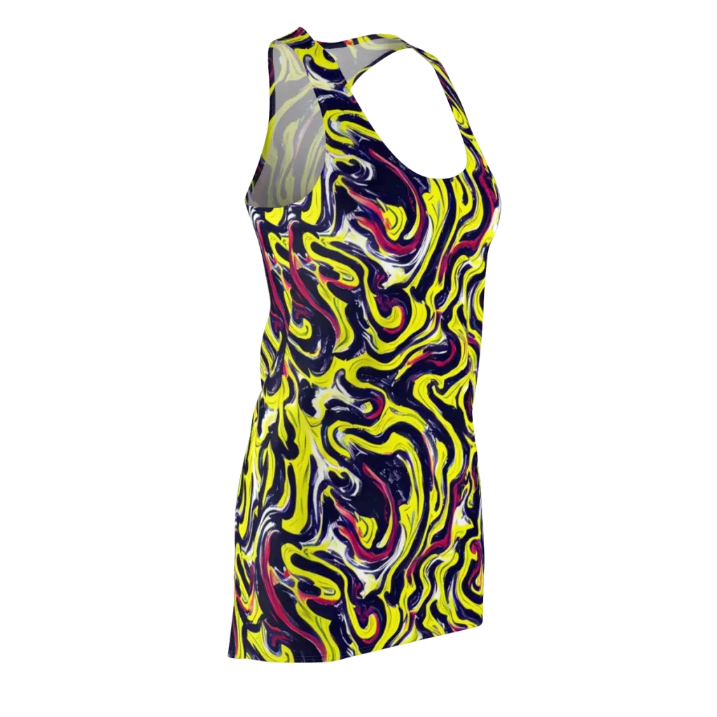 Citrus Thunder on Racerback Dress — Front Side