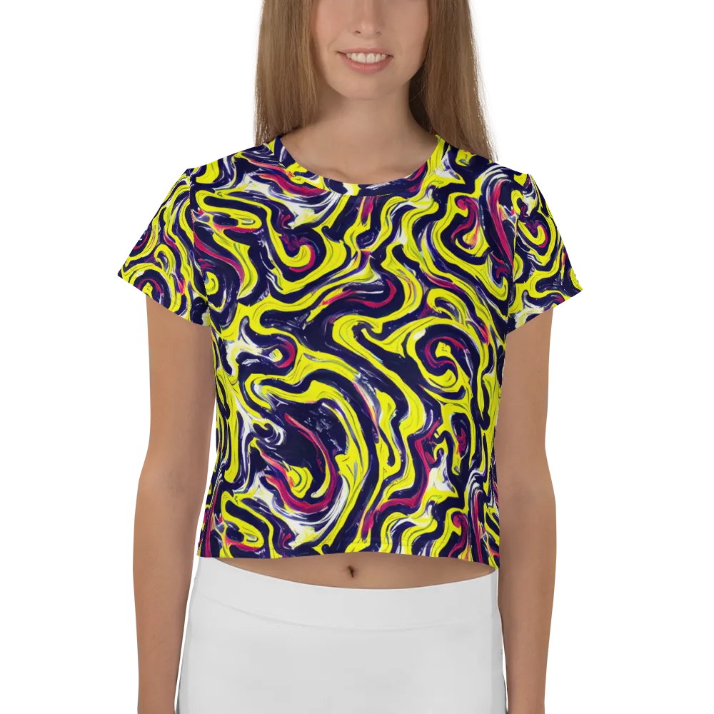 Citrus Thunder on Crop Tee — Front